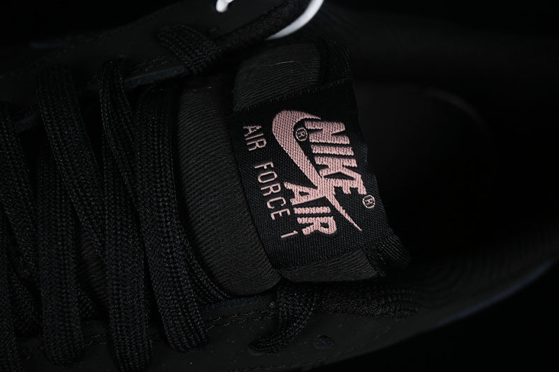 NikeUnisex Air Force 1 AF1 Low '07 - Black Red Stardust