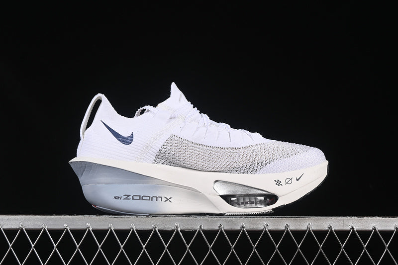 NikeUnisex Zoom Alphafly NEXT% 3 - White Pure Gridiron