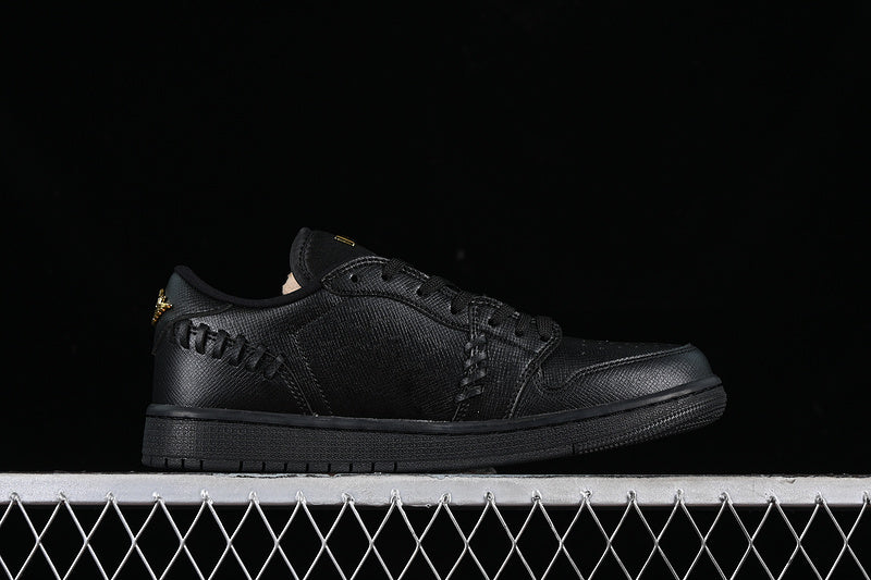 Air Jordan 1 AJ1 Retro Low - Black Metailic Gold