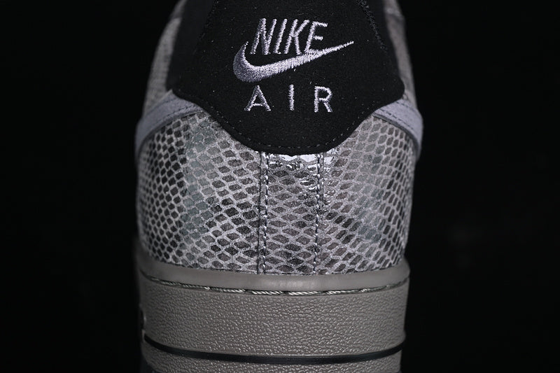 NikeUnisex Air Force 1'07 AF 1 Low - Off Noir Snakeskin