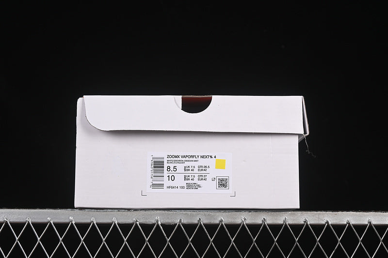 NikeUnisex ZoomX Vaporfly Next% 4 - White Obsidian Mist