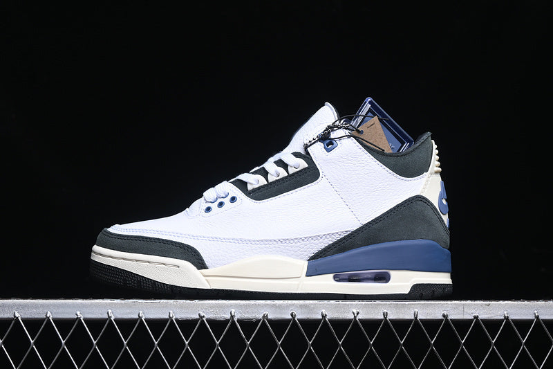 Air Jordan 3 AJ3 Retro - White Blue