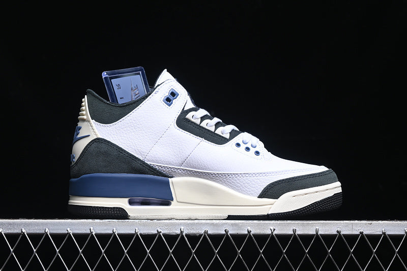 Air Jordan 3 AJ3 Retro - White Blue