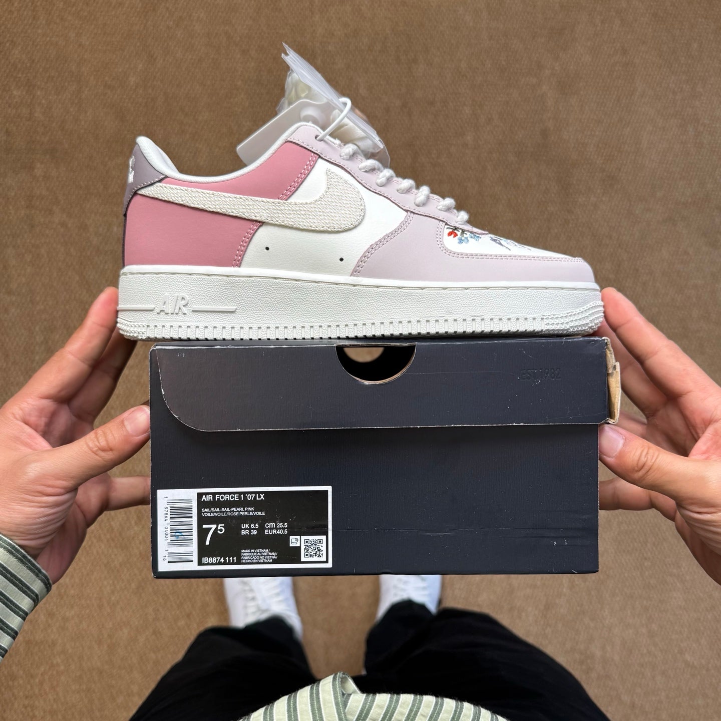 NikeUnisex Air Force 1 AF1 - Mushroom Pink