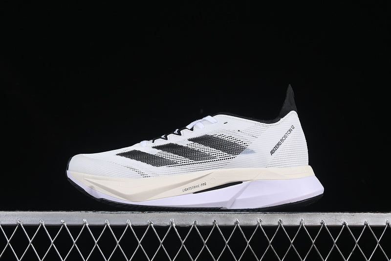 adidasUnisex Adizero Boston 12 - Cloud White