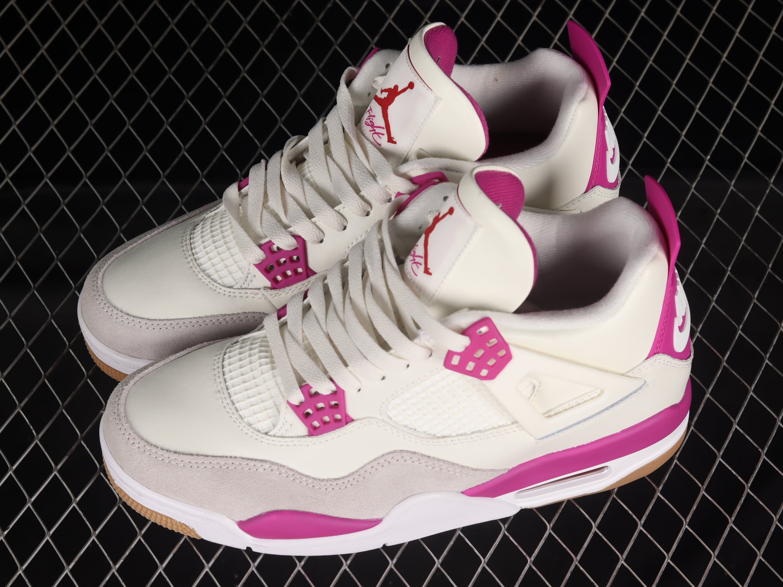 Air Jordan 4 AJ4 - Sapphire/Fuchsia