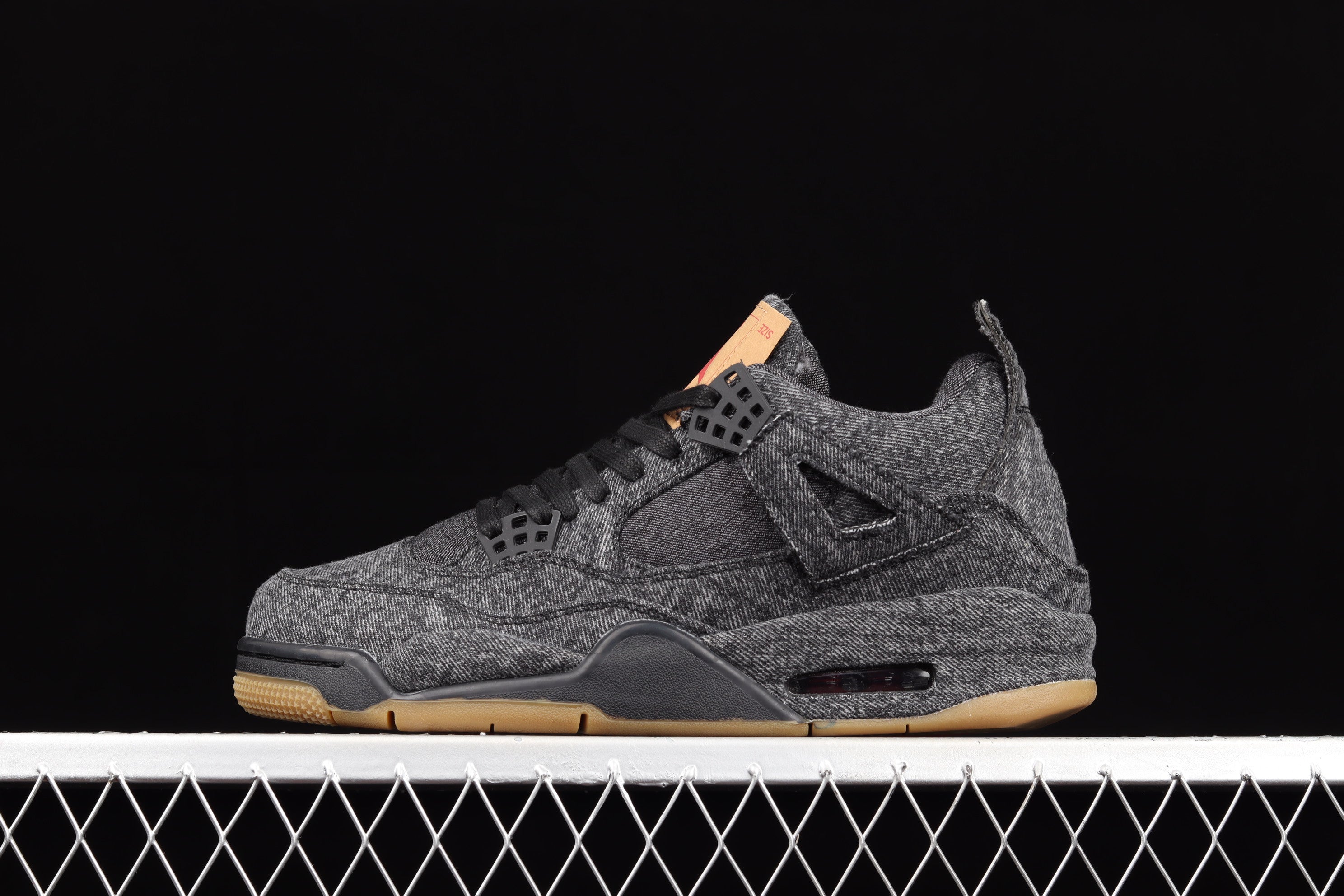 Levi's x Air Jordan 4 AJ4 Retro - Black Denim