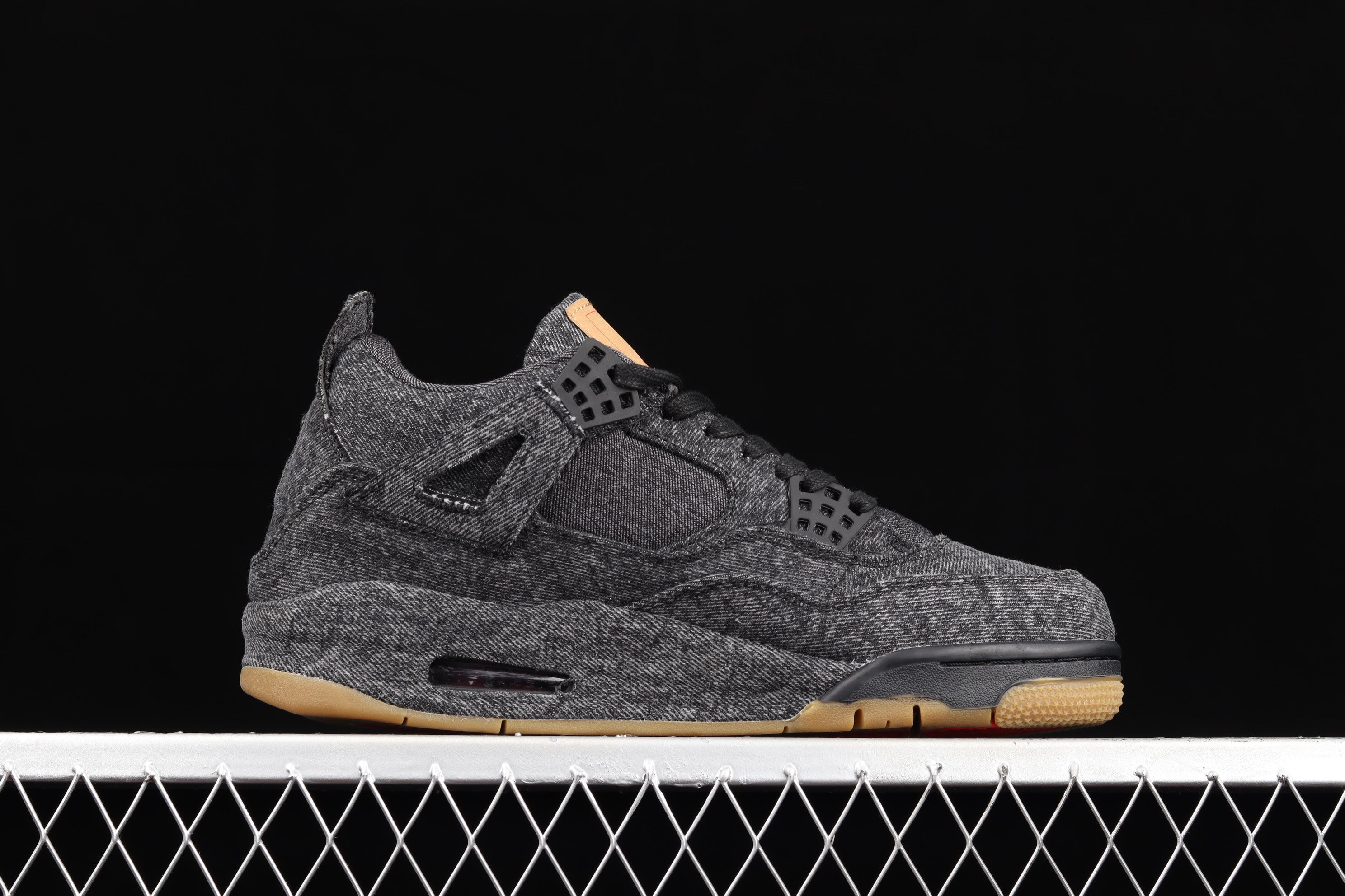Levi's x Air Jordan 4 AJ4 Retro - Black Denim
