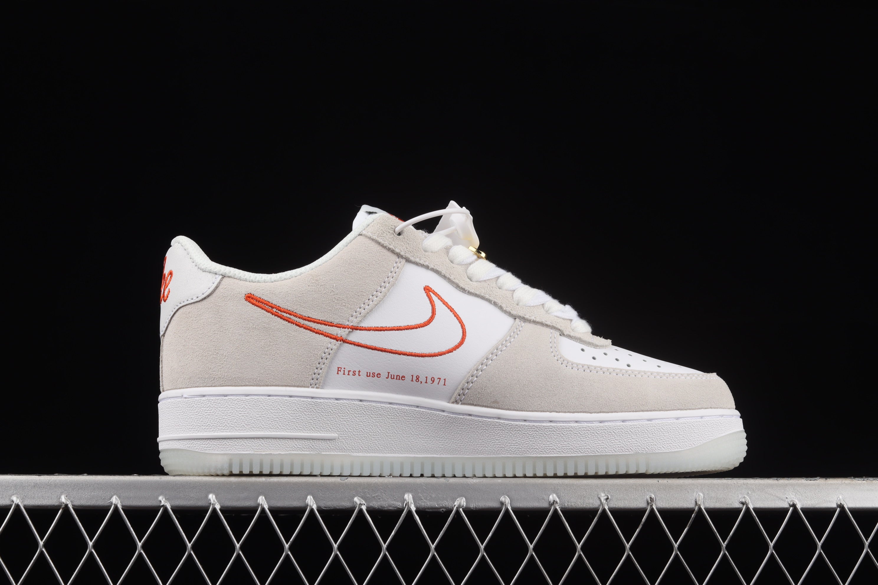 NikeMens Air Force 1 AF1 Low First Use - Cream