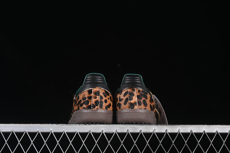 adidasUnisex Samba OG - Black Green Leopard