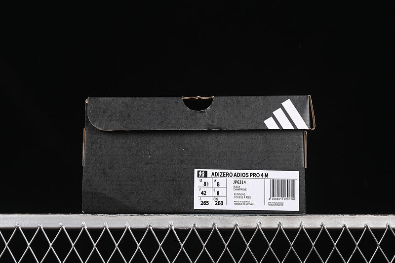 adidasUnisex Adizero Adios Pro 4 - Black Focus Olive
