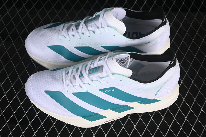 adidasUnisex Adizero Adios Pro 4 - White Pulse Teal