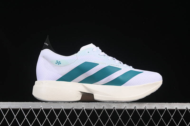 adidasUnisex Adizero Adios Pro 4 - White Pulse Teal