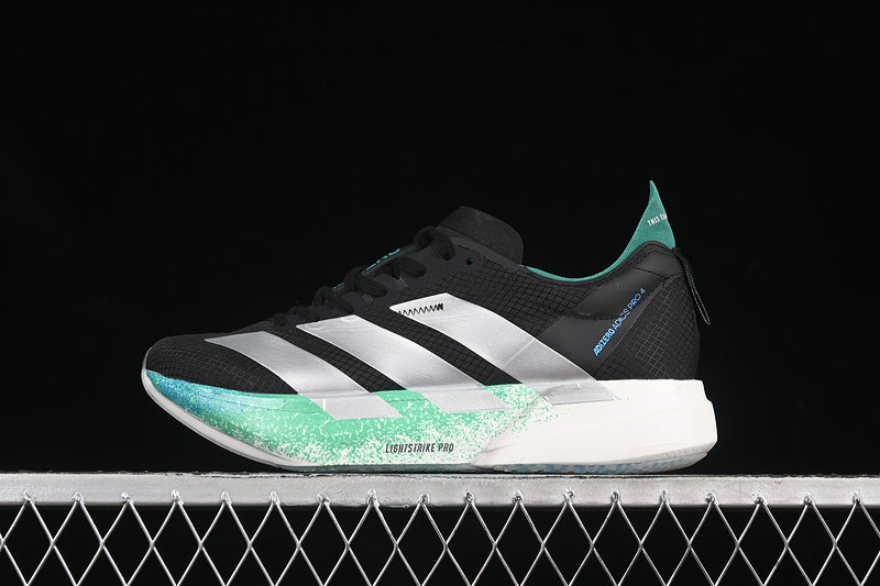 adidasUnisex Adizero Adios Pro 4 - Black Silver Green