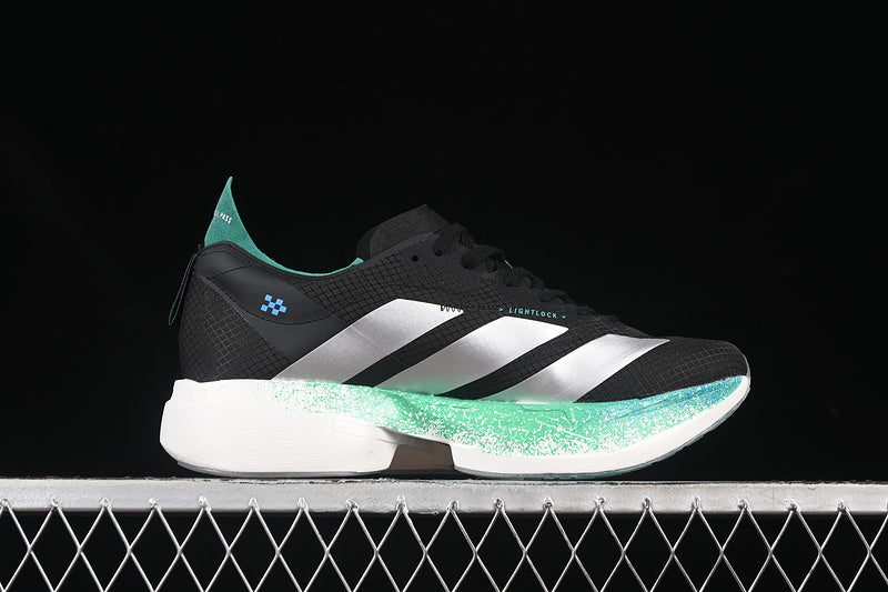 adidasUnisex Adizero Adios Pro 4 - Black Silver Green