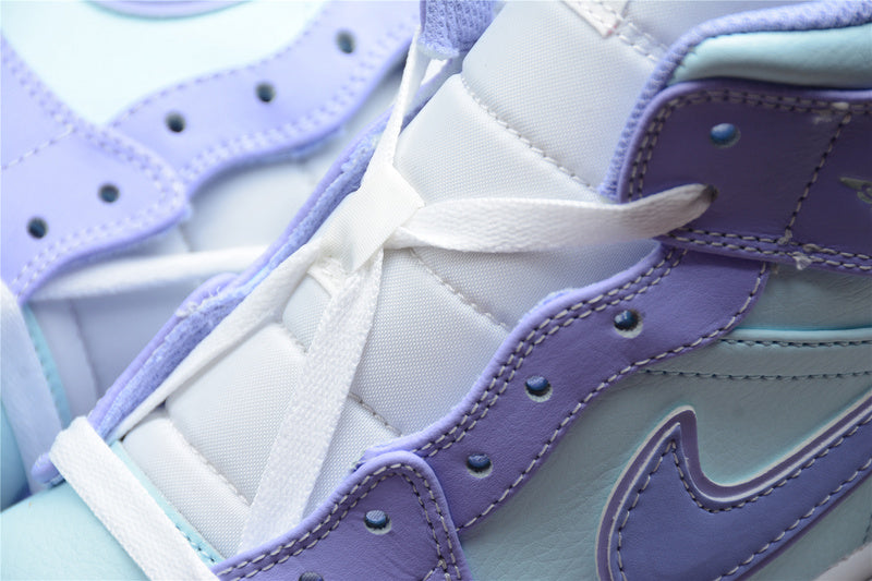 WMNS Air Jordan 1 AJ1 Mid - Purple Aqua