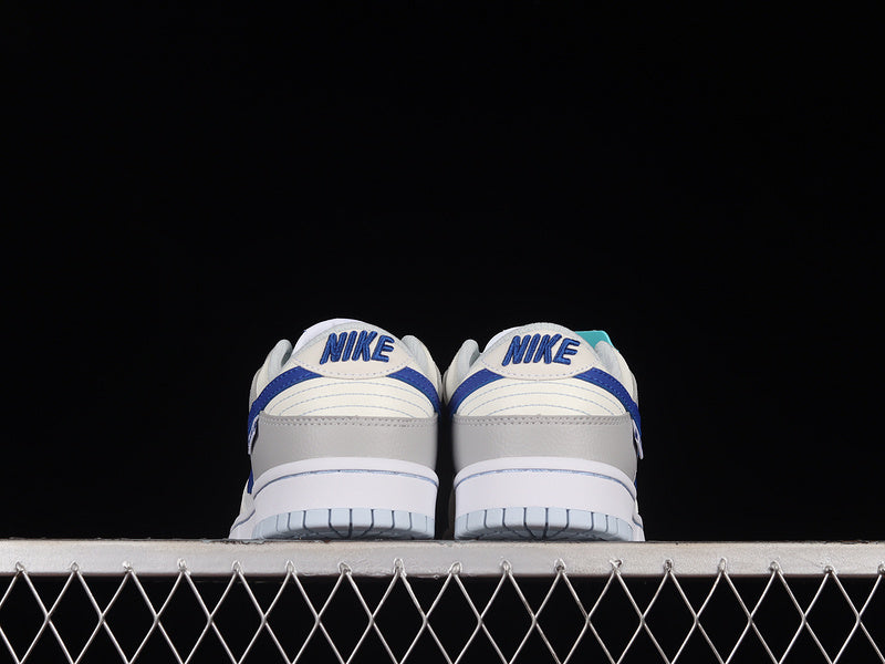 NikeMens Dunk Low Ivory - Hyper Royal