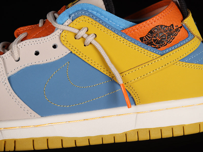 NikeMens SB Dunk Low - Blue/Orange