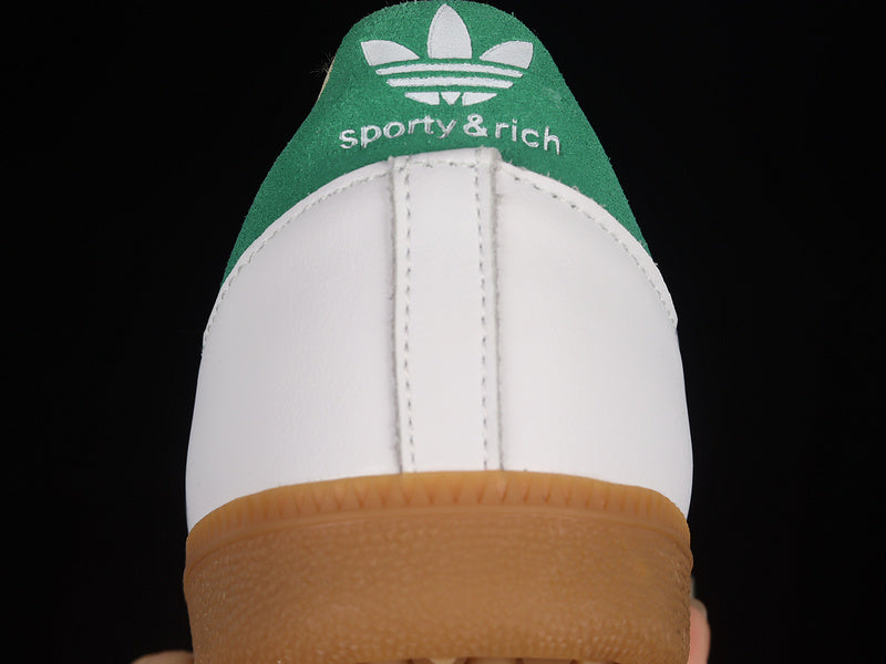 adidasMens x Sporty & Rich Samba - Cloud White/Green