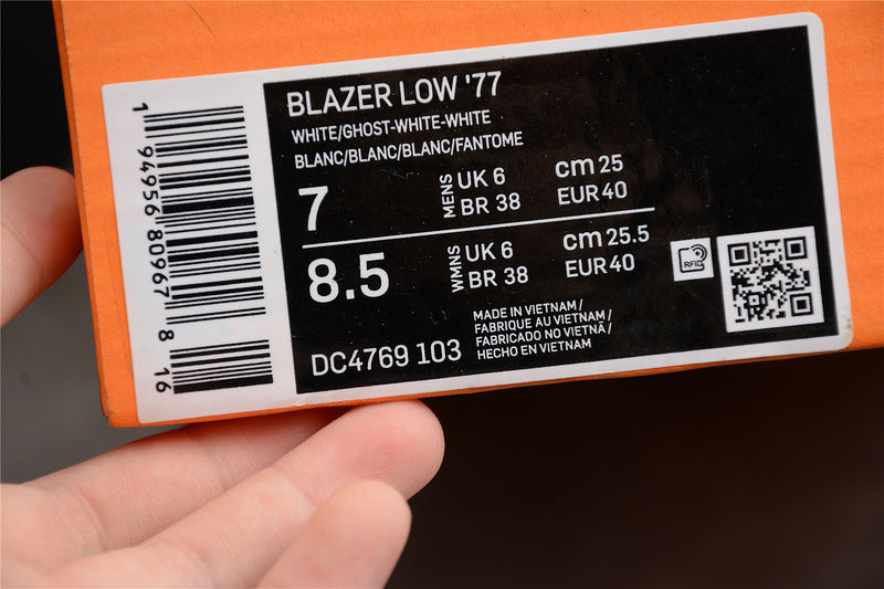 NikeMens Blazer Low 77 - White/Blue