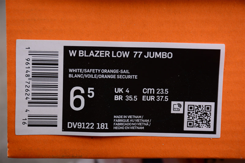 NikeMens Blazer Low 77 Jumbo - Deep Royal/Safety Orange