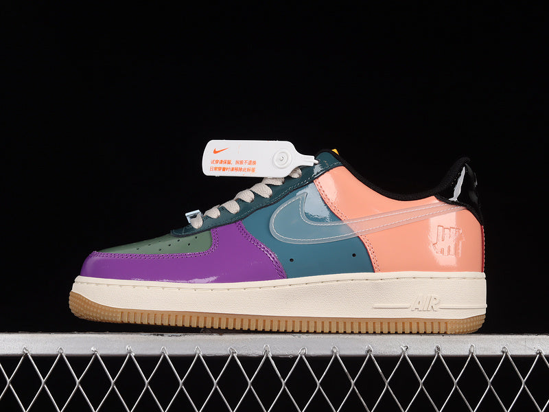 NikeMens Air Force 1 AF1 x Undefeated Low - Purple Green