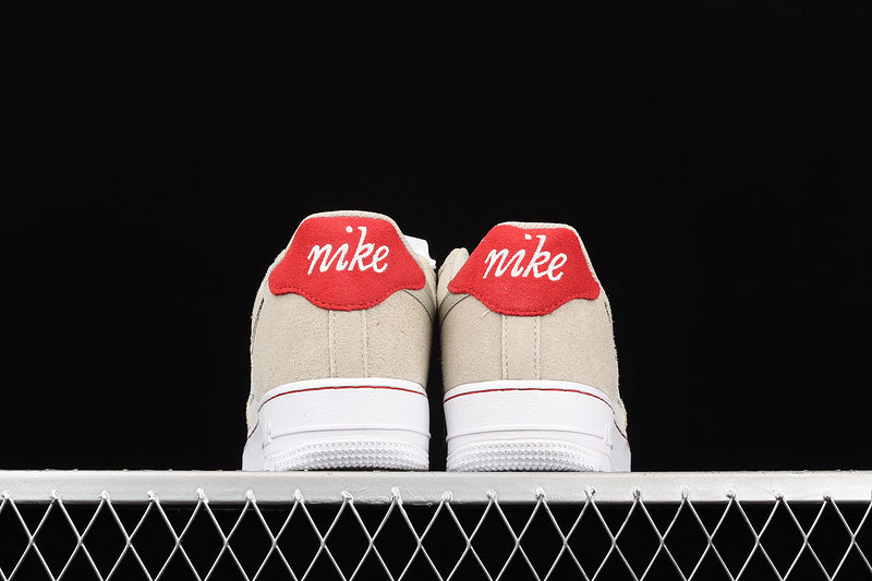Nike Air Force 1 Low First Use Light Sail Red