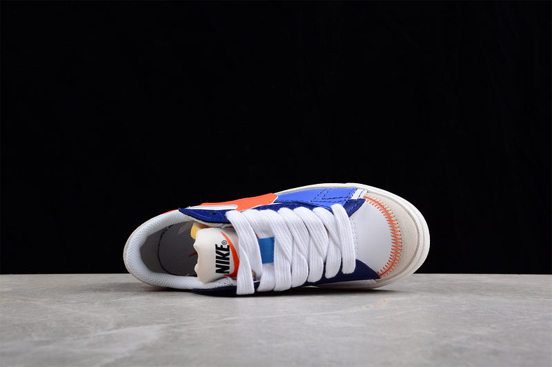 NikeMens Blazer Low 77 Jumbo - Deep Royal/Safety Orange