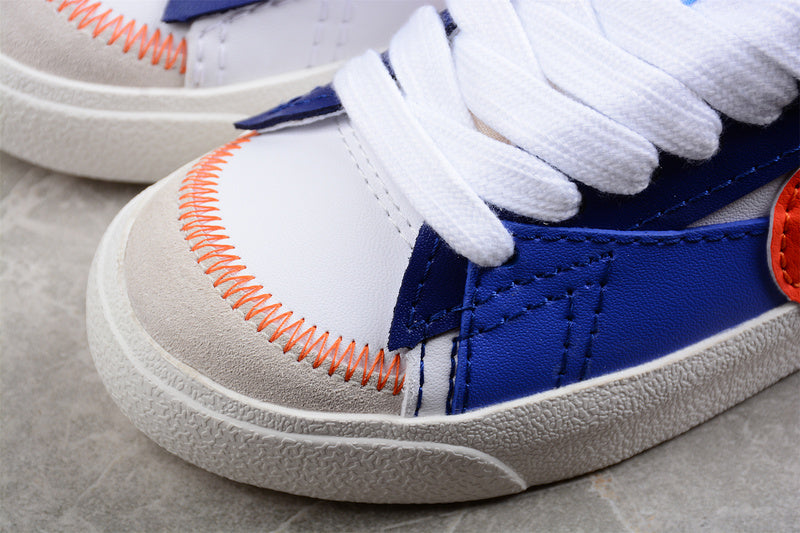 NikeMens Blazer Low 77 Jumbo - Deep Royal/Safety Orange