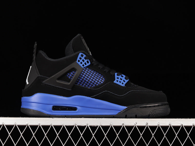 Jordan retro 4 store black and blue