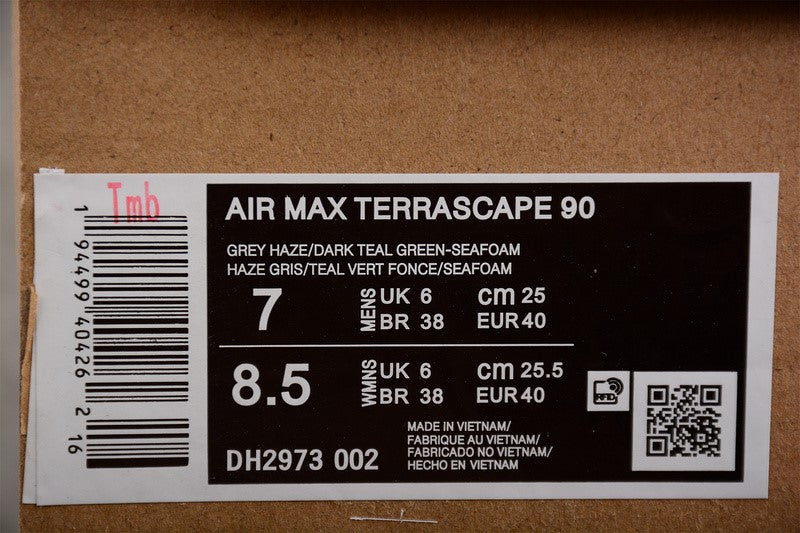 NikeMens Air Max 90 AM90 Terrascape - Dark Teal Green