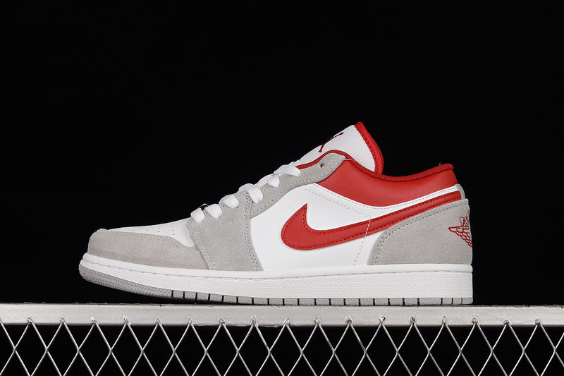 Air Jordan 1 AJ1 Low Light - Smoke Grey Gym Red