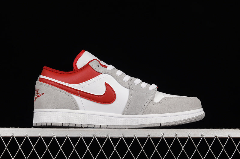 Air Jordan 1 AJ1 Low Light - Smoke Grey Gym Red