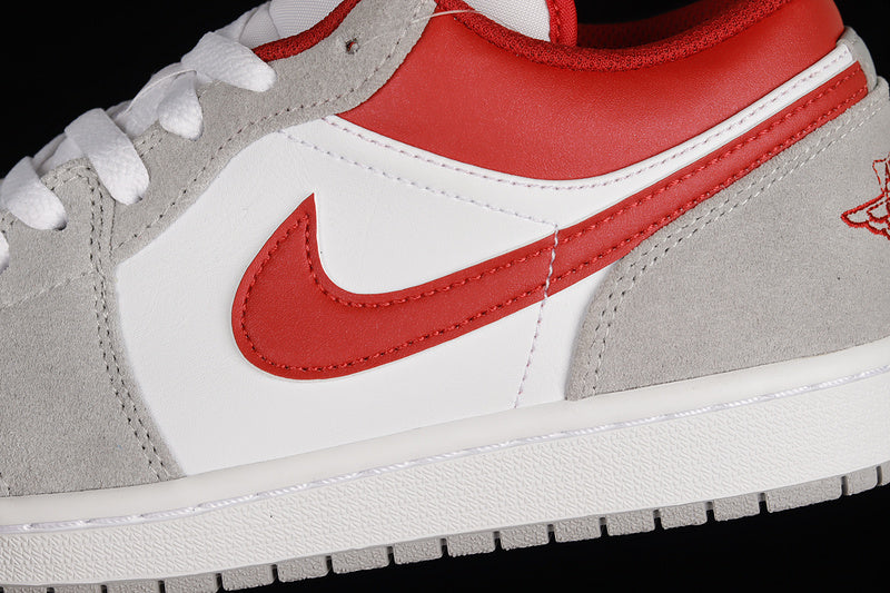 Air Jordan 1 AJ1 Low Light - Smoke Grey Gym Red