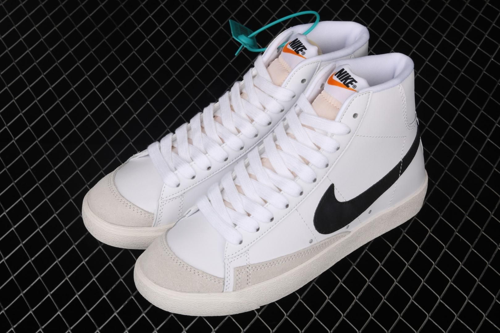 NikeMens Blazer Mid 77 Vintage - White/Black