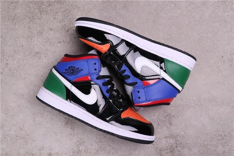 Air Jordan 1 AJ1 Mid SE - Multi Patent