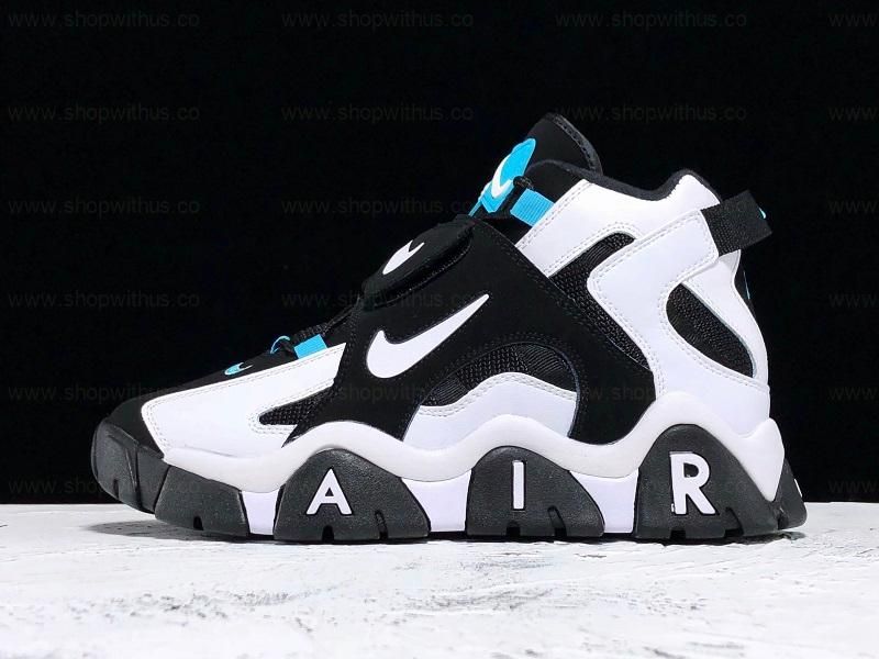 NikeAir Barrage Mid - Black/Aqua