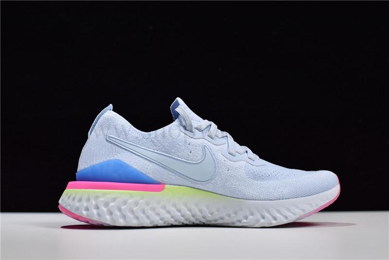 NikeMen's Epic React Flyknit 2 - Hydrogen blue/Lime blast