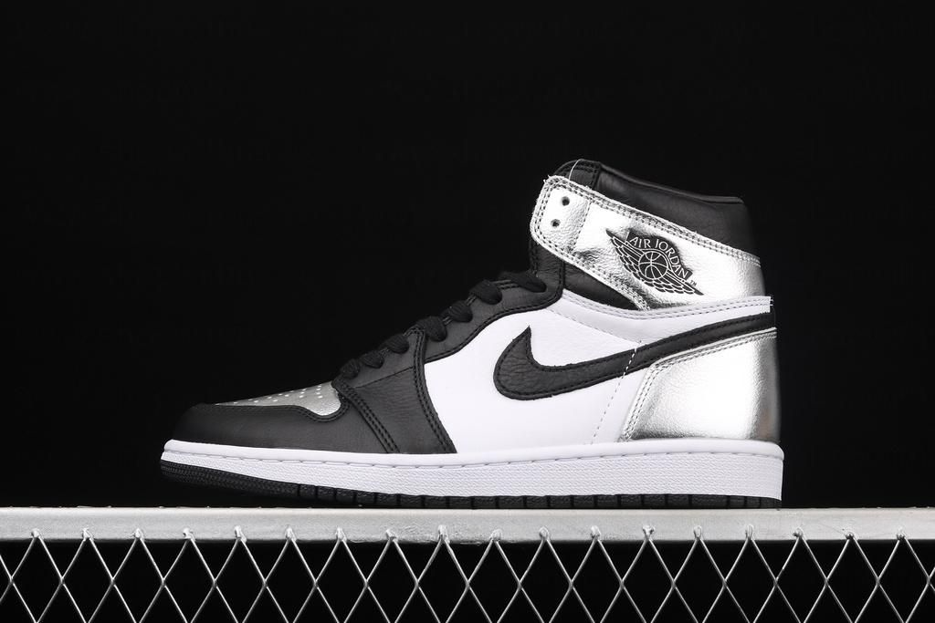 Air Jordan 1 AJ1 Retro High - Silver Toe