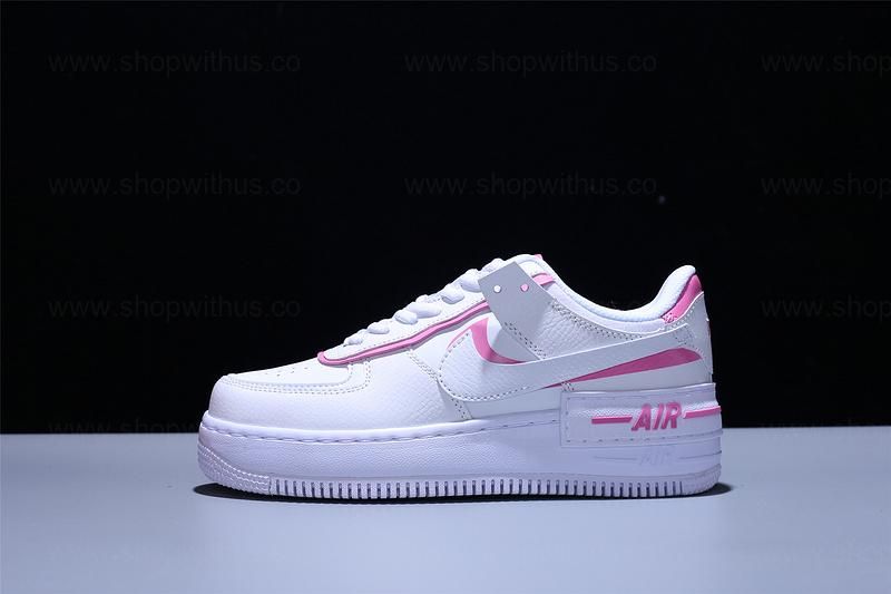 NikeAir Force 1 AF1 Shadow - Magic Flamingo