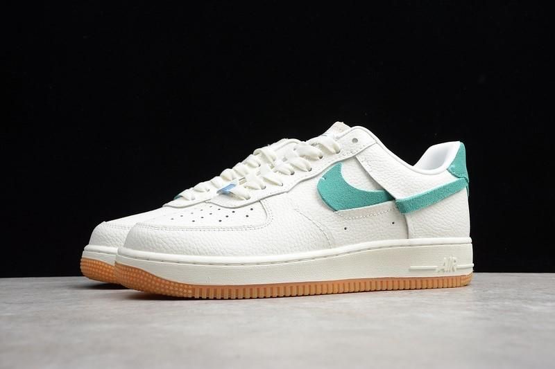 NikeMens Air Force 1 AF1 Vandalized - "Sail Mystic Green"