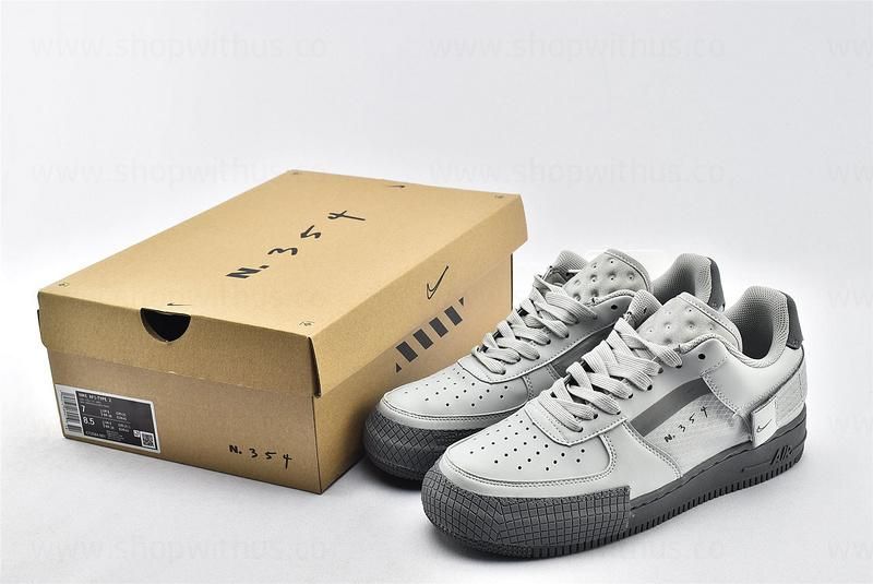 NikeAir Force 1 AF1 Low Type - Grey Fog