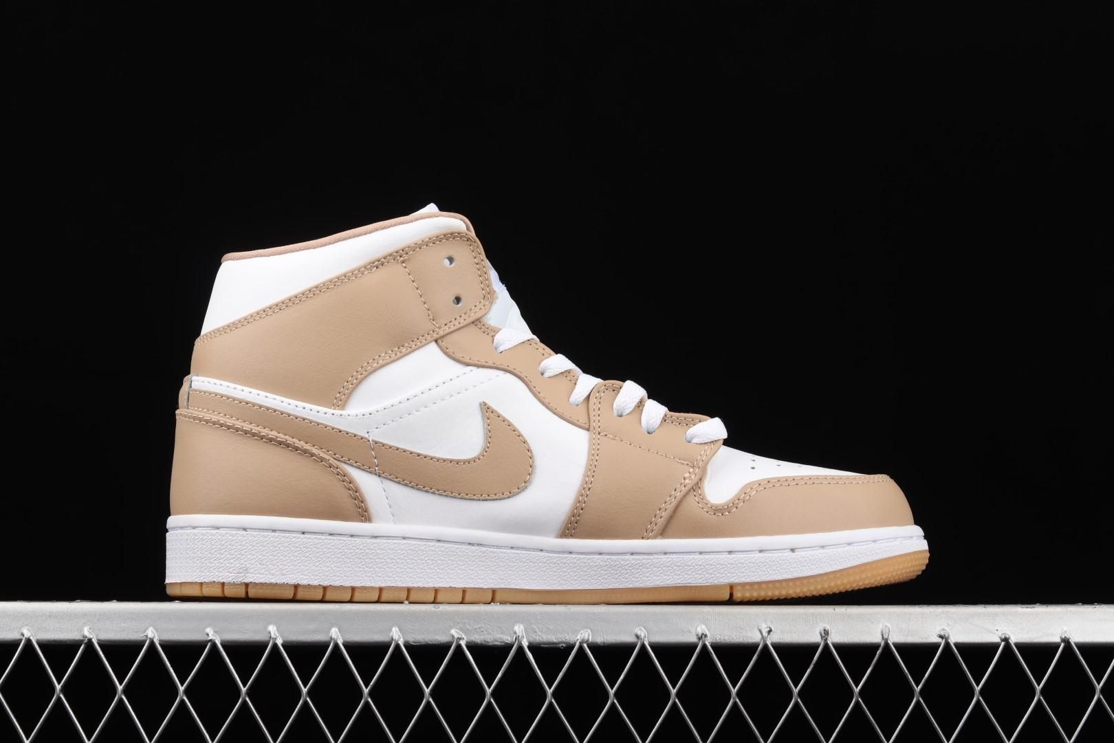 Air Jordan 1 AJ1 Mid - Tan Gum