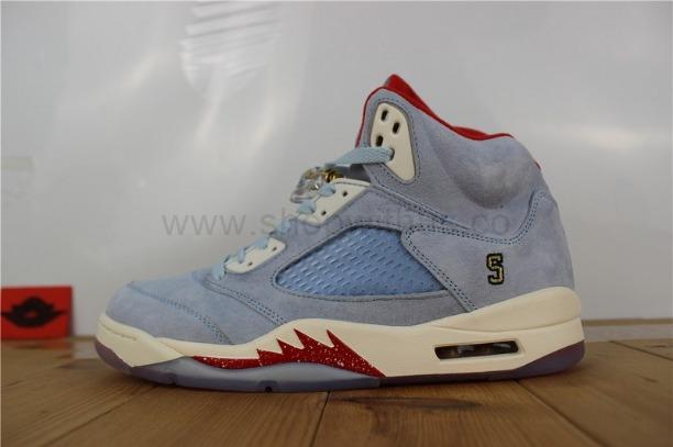 Air Jordan 5 Retro x Trophy Room- Ice Blue