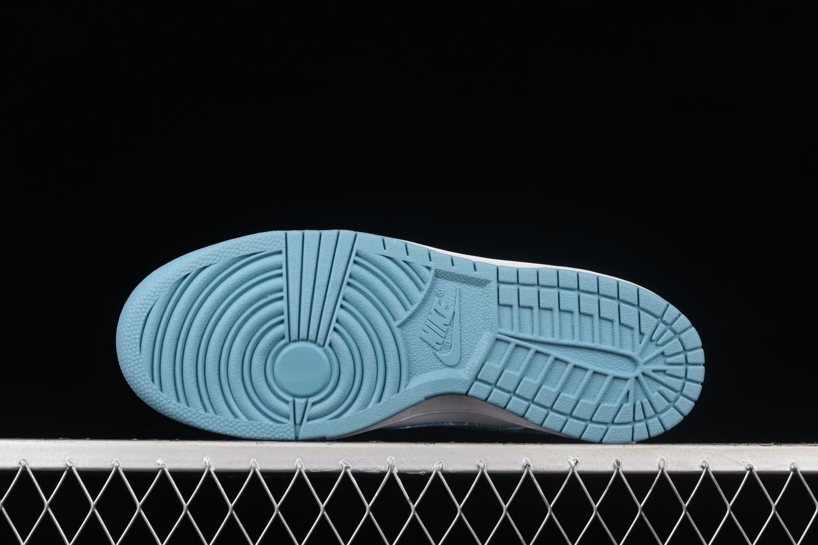 NikeMens Dunk Low - Blue Paisley
