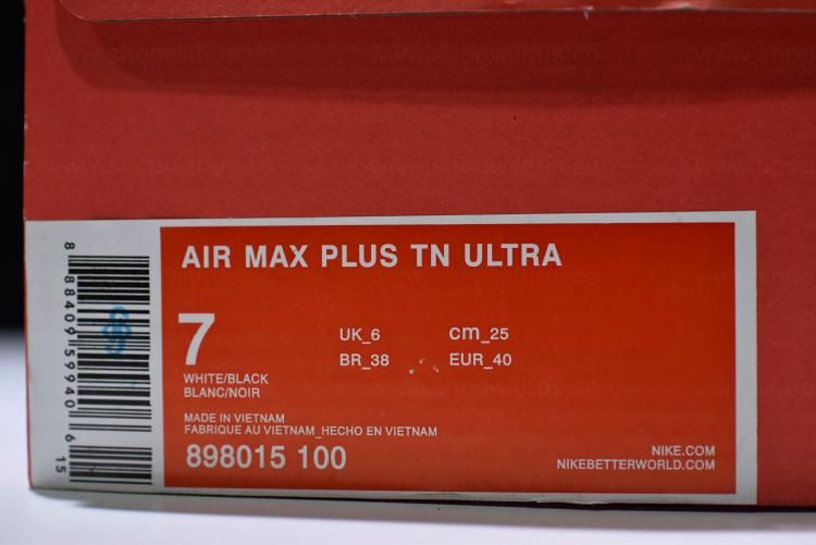 NikeAir Max Plus TN Ultra - White/Black