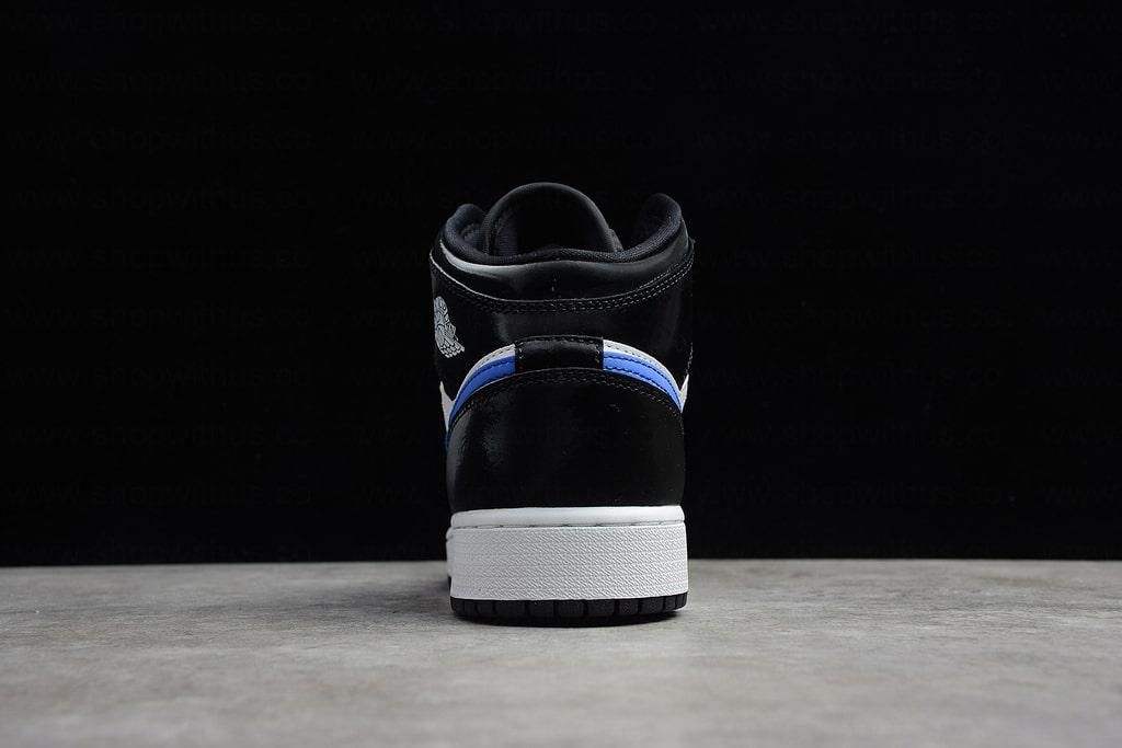 Air Jordan 1 AJ1 Mid Retro - Racer Blue White