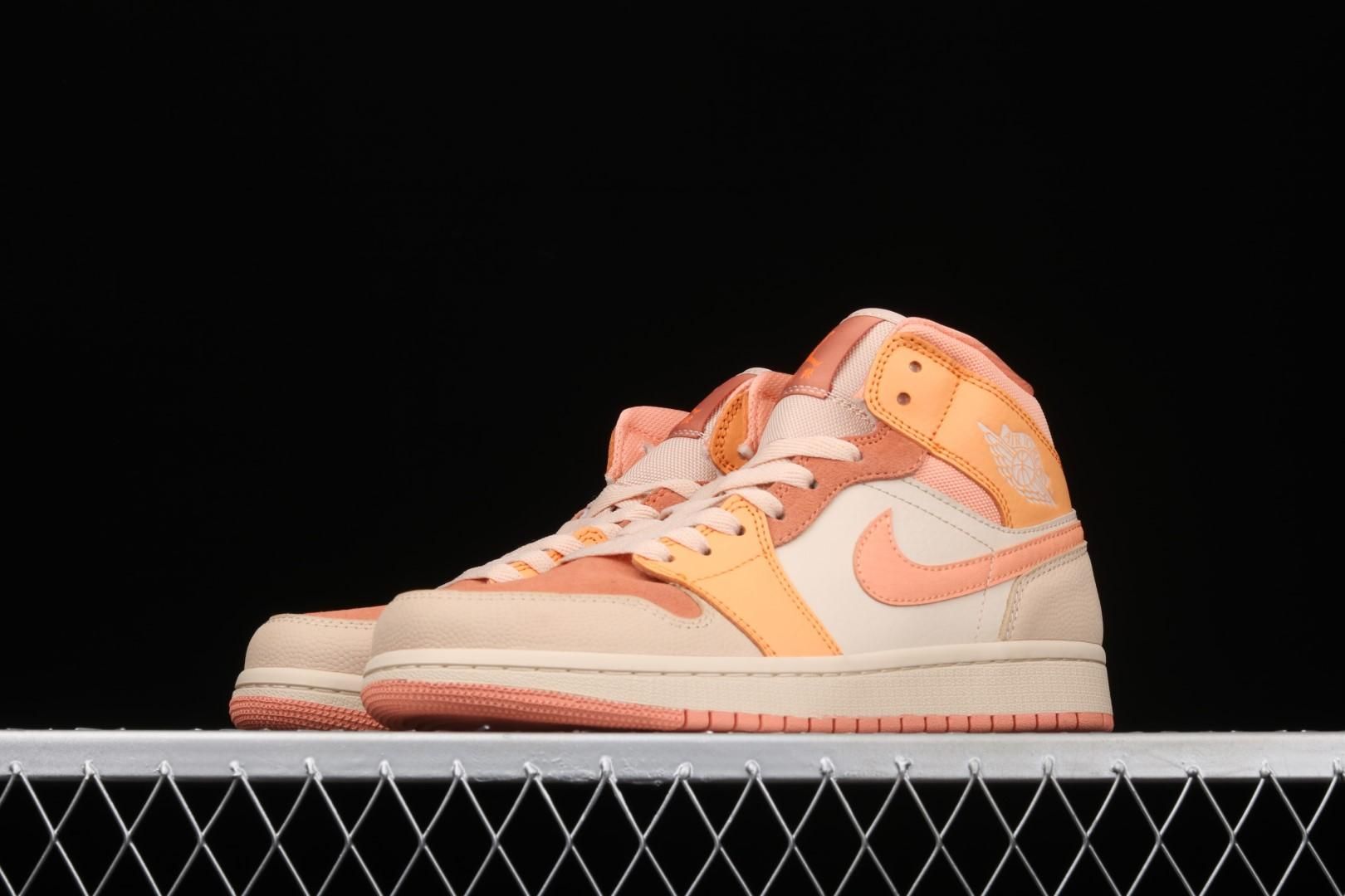 Air Jordan 1 AJ1 Mid - Apricot Orange