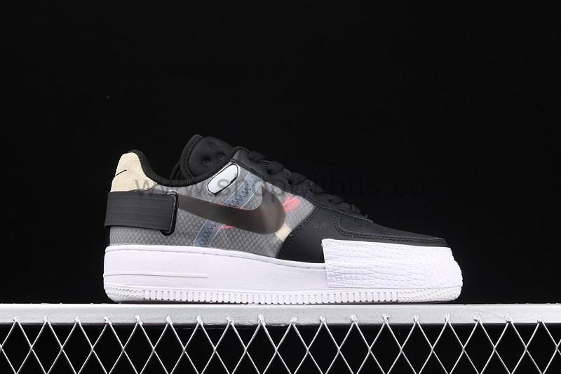 NikeUnisex Air Force 1 AF1 Low Type - Black