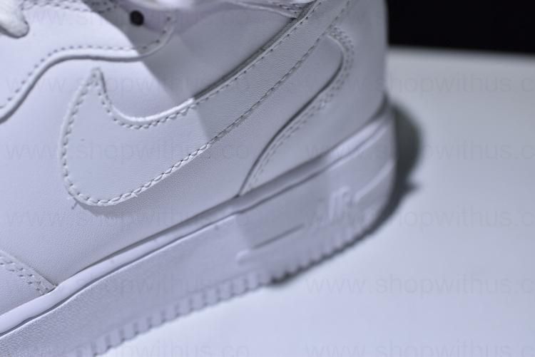 WMNS NikeAir Force 1 AF1 Mid - White